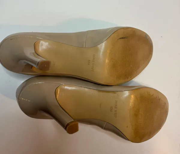 Nine West Nude Pumps Size 10 - Image 8