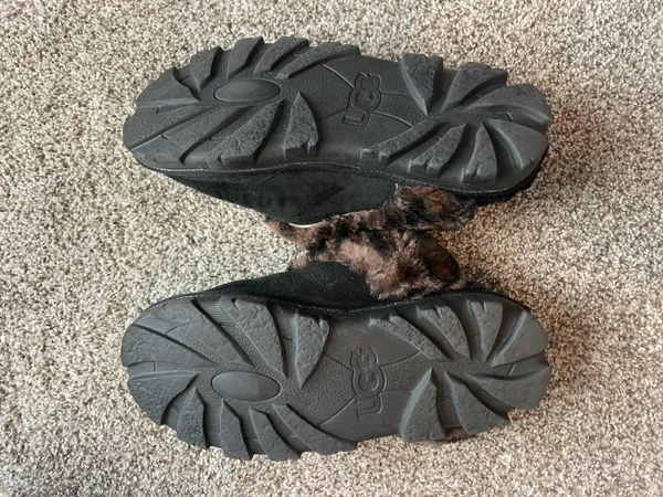 UGG cheetah print slippers - Image 4