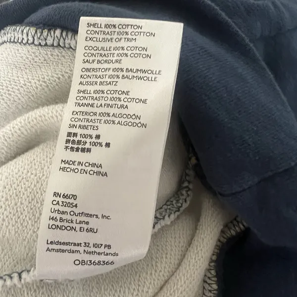 Anthropologie Pilcro 3/4 Zip Pullover Sweater Rugby Style Collared Size XS Blue - Image 13