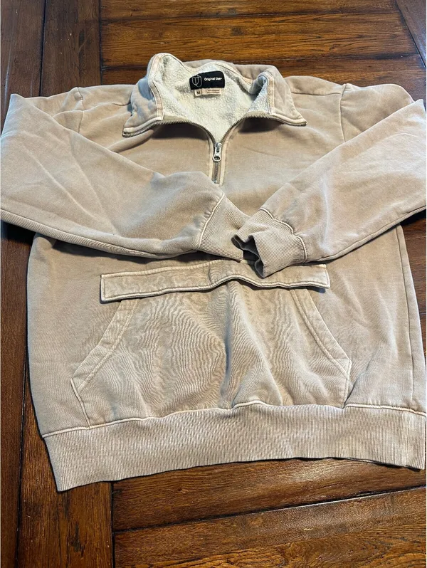 Original Use 3/4 zip up sweatshirt sz M - Image 2
