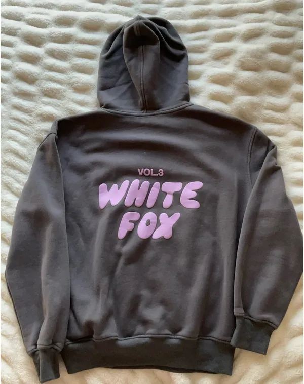 White Fox Vol. Boutique Grey Hoodie 3 - Image 2