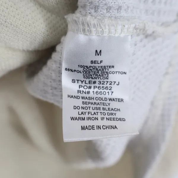 Blueb. Sherpa Jacket Womens Medium Ivory Half Zip Raglan Long Sleeve Mock Neck - Image 5