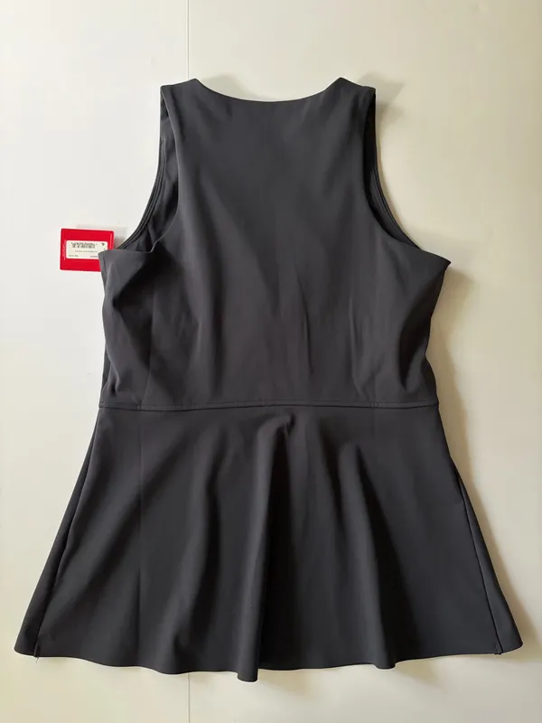 NWT! SPANX Gray Active Peplum Tank - Image 2