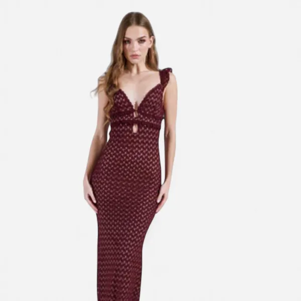 Akira red maxi dress - Image 3