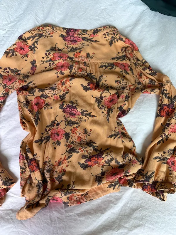 Free people yellow floral blouse - Image 7