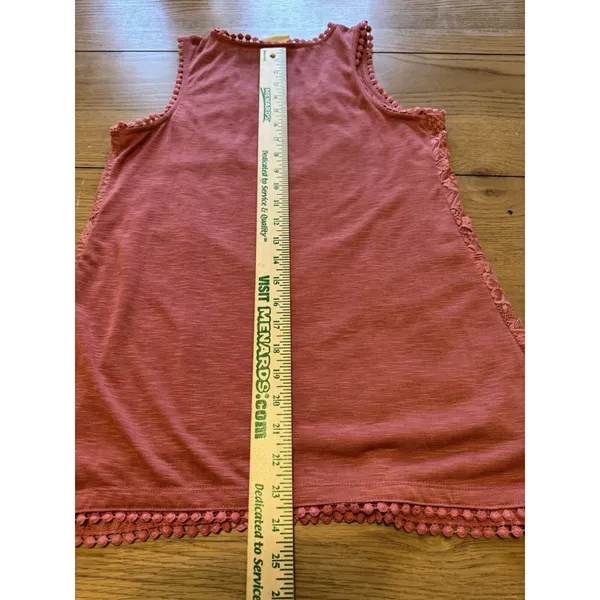 Knox Rose Blouse Pullover Tank Top Crochet Lace Pattern Size‎ Small Boho Peasant - Image 6