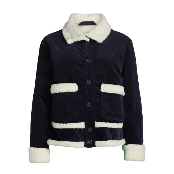 NWT Free Assembly Navy Corduroy Sherpa-Lined Jacket XXL (20) - Image 3