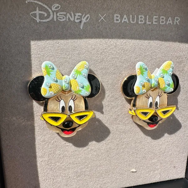 1 pc Disney X BAUBLEBAR Minnie Mouse Pluto Goofy diamond drop earring w/ box 🎁 - Image 5