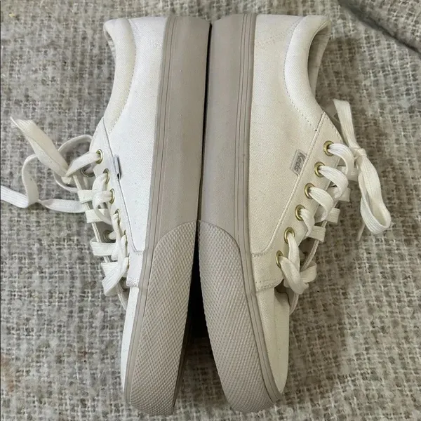 Keds Women’s Jump Kick Sneaker, Snow White Canvas, size 10, NWOT - Image 3