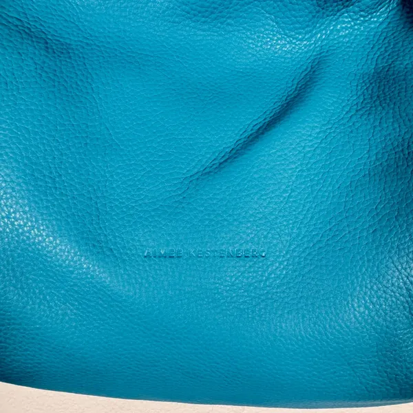 Aimee Kestenberg Auburn Hobo Pebbled Leather Bag Deep Sea Blue Turquoise NWT - Image 2