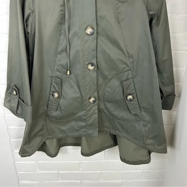 For Cynthia Green Casual Button Front Jacket Size S - Image 6
