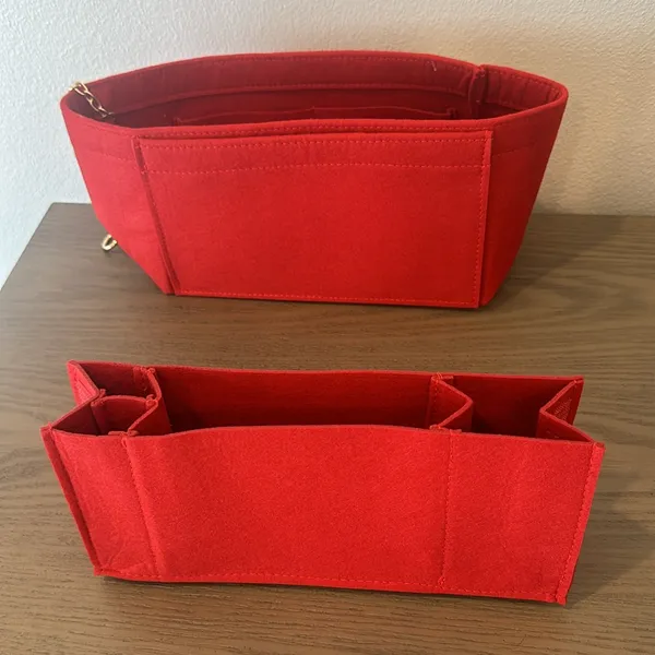 NWT Red Felt Purse Insert - Image 3