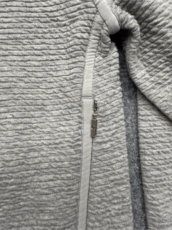 Lululemon Women Size 2 On Repeat Bomber textured full zip jacket - Image 2