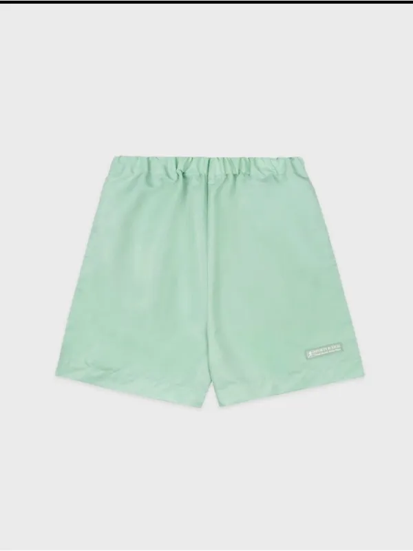 NWT Sporty & Rich Good Health Nylon Shorts Thyme/White Size Small - Image 3