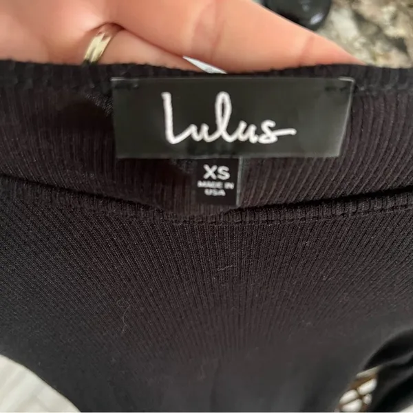 NWT lulus black flowy dress - Image 6