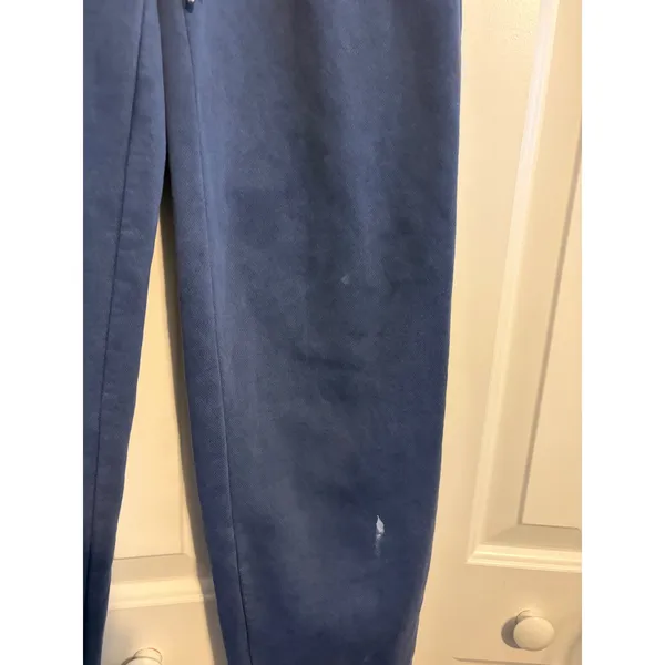 Abercrombie & Fitch Jogger‎ Sweatpants High Rise Blue Fleece NWT XXS - Image 5