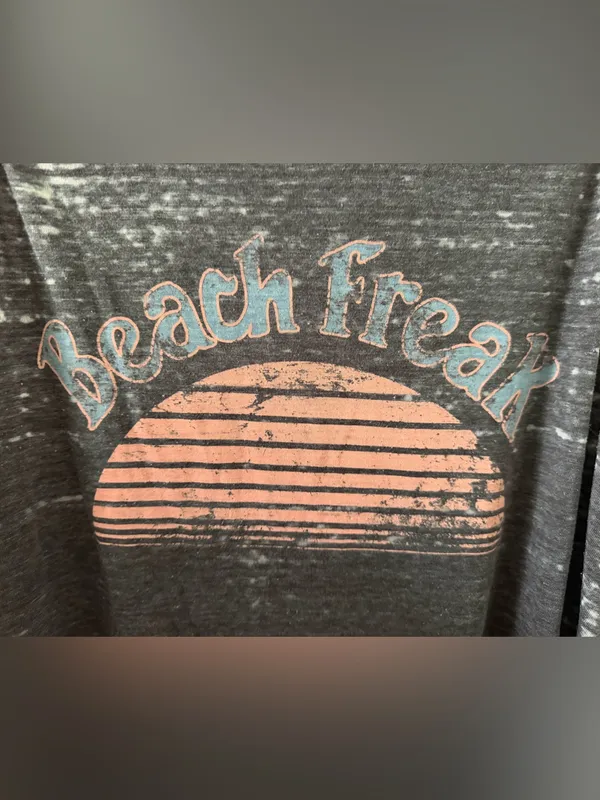 🌅 Mate the Label Tula Tank Beach Freak Vintage Burnout Shirt🌅 ~size M/L - Image 7