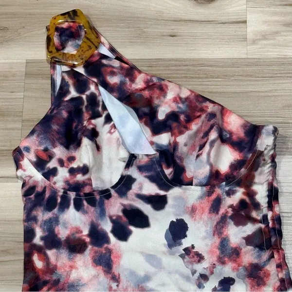 Jaded London Tie Dye Print One Shoulder Ruched Mini Dress Women's 2 - Image 3