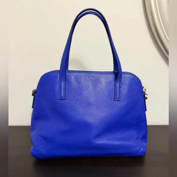 Kate Spade Maise Bow Satchel Bag in Bright Lapis Includes Strap - Image 6