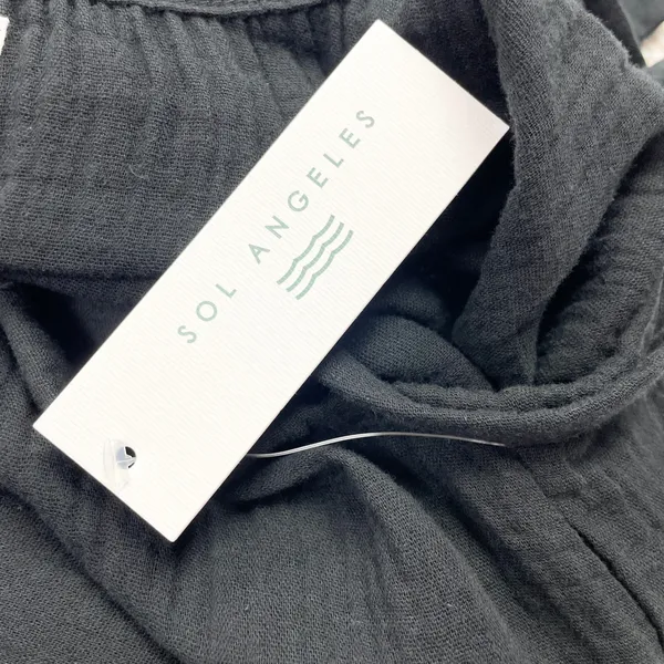 Sol Angeles Women Maxi Sundress Plus OS Gauzy Minimalist‎ Coastal Lounge Cruise - Image 4