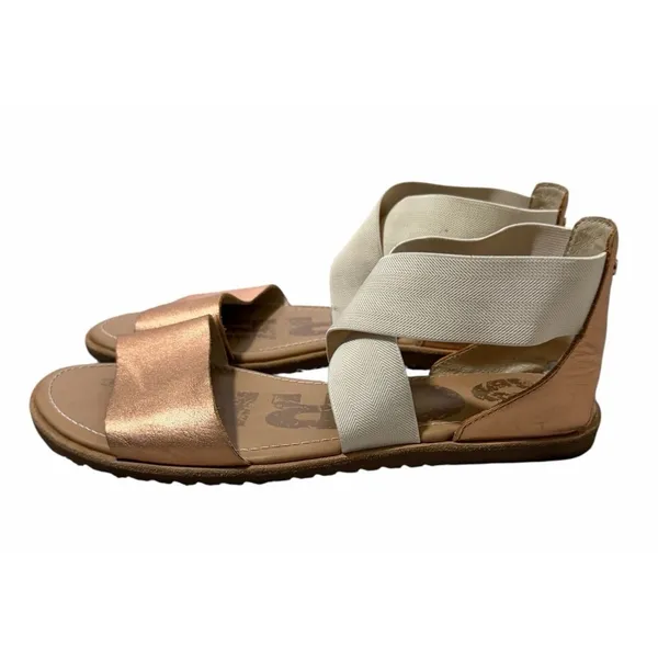 SOREL Ella Leather Sandal Natural Rose‎ Gold Women's Size 9.5 - Image 2