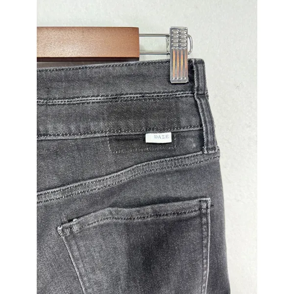 Daze 28 Black‎ Denim Skinny Jeans Women's High Rise Stretch - Image 5