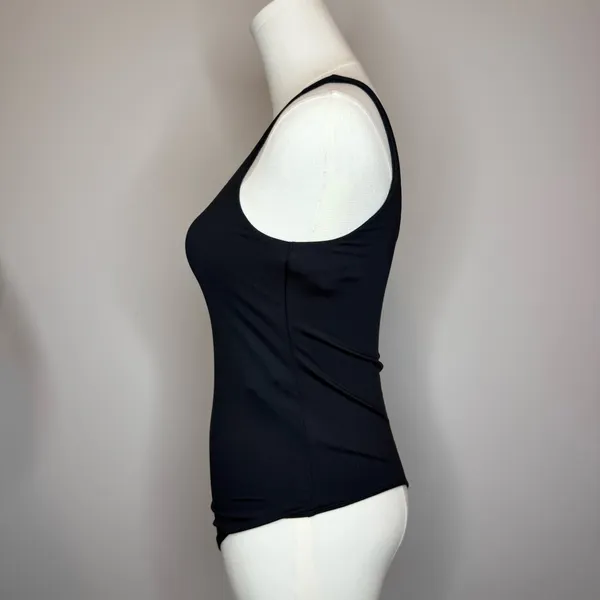 Abercrombie & Fitch Black Scoop Neck One-Piece - Image 2
