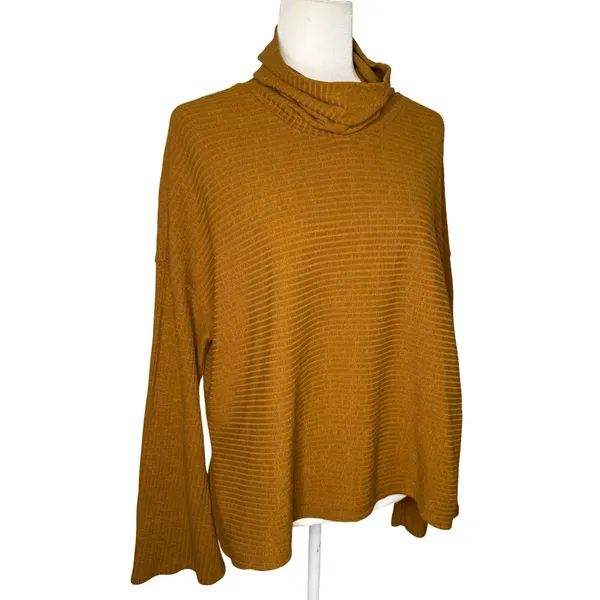 Free People Movement Can't Handle This Turtleneck Top Burnt Orange‎ XS - Image 4