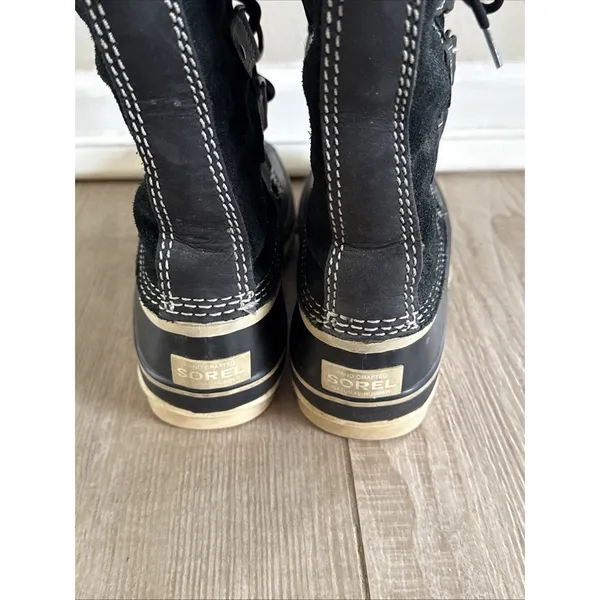 Sorel Joan of Arc‎ Black Waterproof Winter Snow Boots NL2429-010 Womens 6 - Image 5