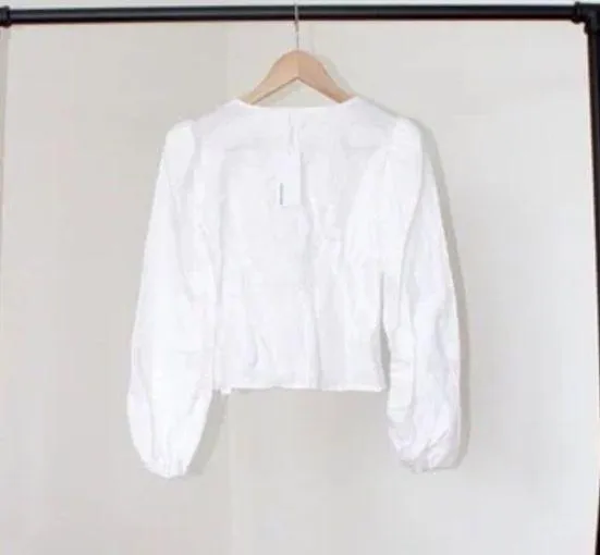 Reformation Aryn Top (White) - Image 3