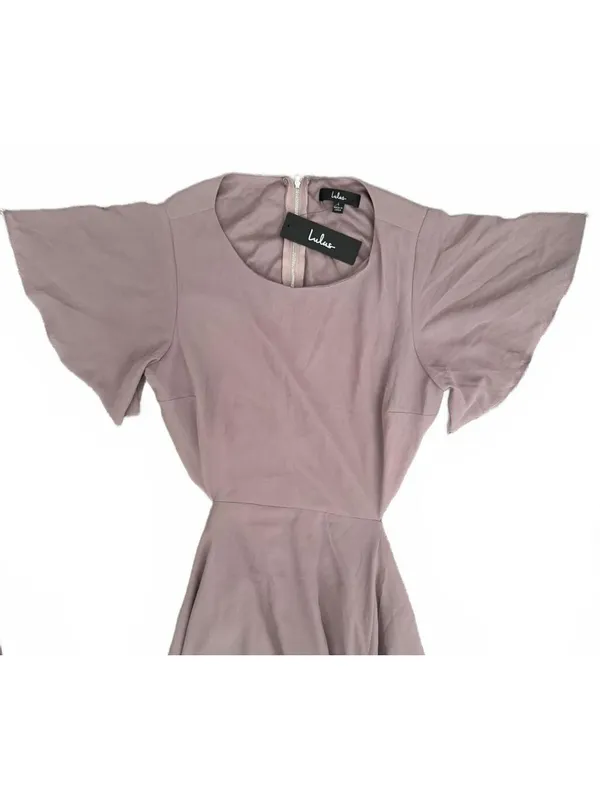 Lulus NEW Formal Dress Large Muted Purple Maxi Wedding Special Occasion Prom - Image 5