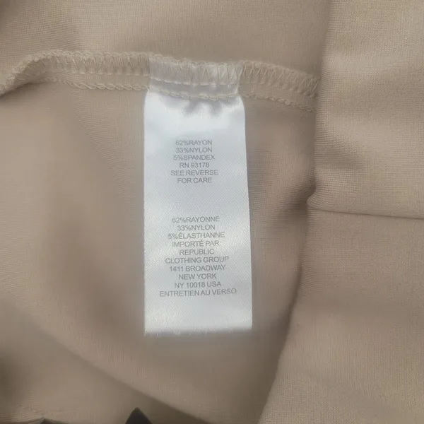 Truth by Republic Beige Pull-On Flare Stretch Knit Lounge Pants Women’s Size M - Image 10