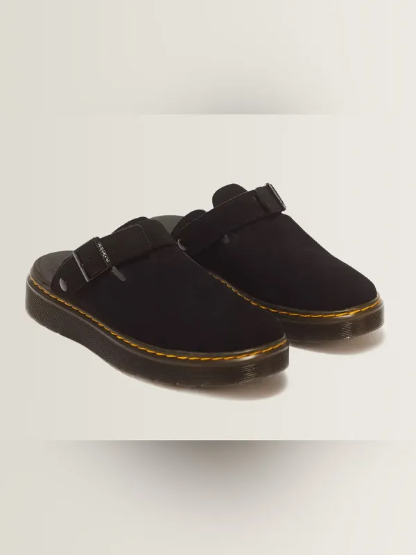 DR MARTENS Carlson black suede slingback mules clogs slip on shoes women’s 9 new - Image 7