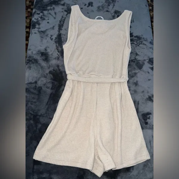 Princess Polly Callie Playsuit in Beige Size 10 New with tag - Image 3