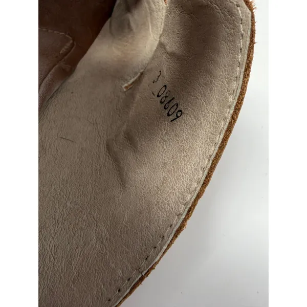 Freebird Caprice Leather Buckle Slide Mule Sandal Cognac Brown Boho Women Size 8 - Image 7