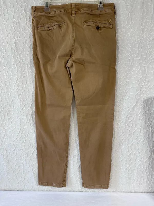 American Eagle Next Level Flex Slim Straight Tan Khaki Pants 32x32 Soft Stretch - Image 2