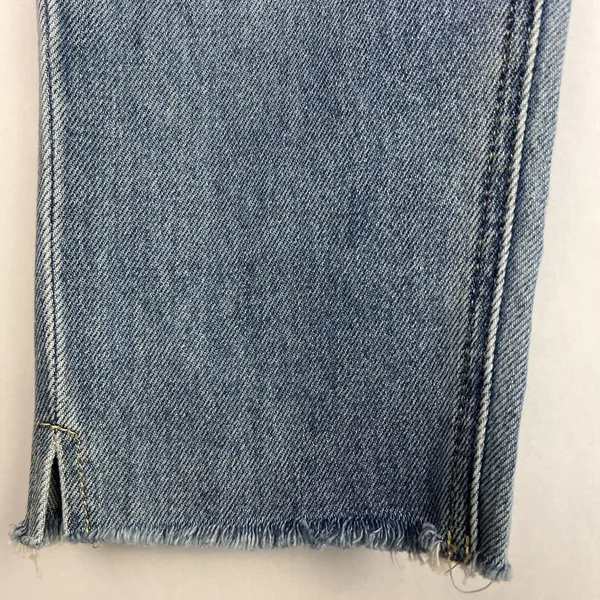 Kancan Jeans Womens 5/26 Light Wash Mid Rise Distressed Destroyed Tapered Denim - Image 9