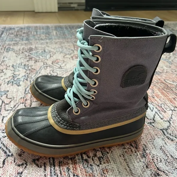 Sorel Premium Women's Size 7 Boots CVS NL1717-435 Blue Waterproof Snow Boots - Image 4