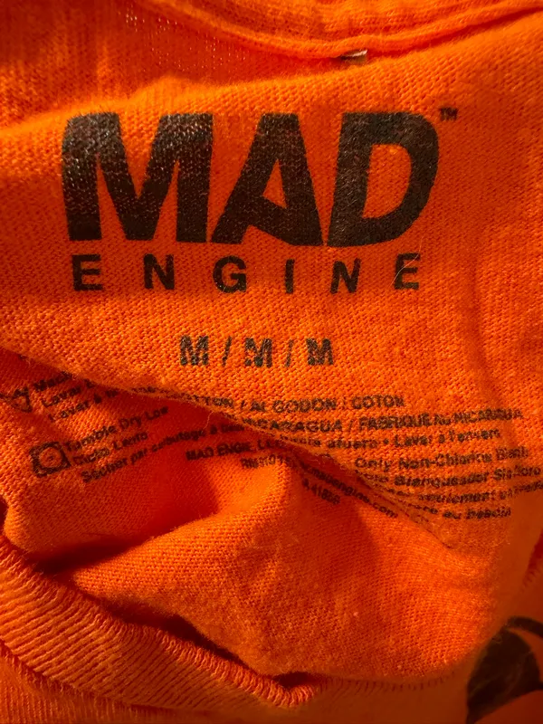 Halloween graphic tee Orange Size M - Image 3