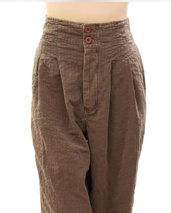 Free people brown thin line chino pants - Image 2