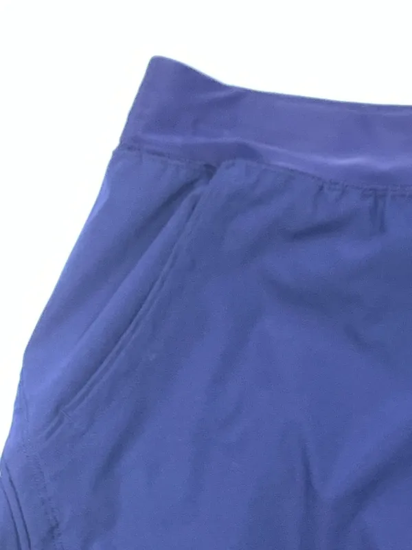 Lands’ End Swim Shorts Women’s Size 8 Navy Blue 5” Inseam Stretch Pockets - Image 5