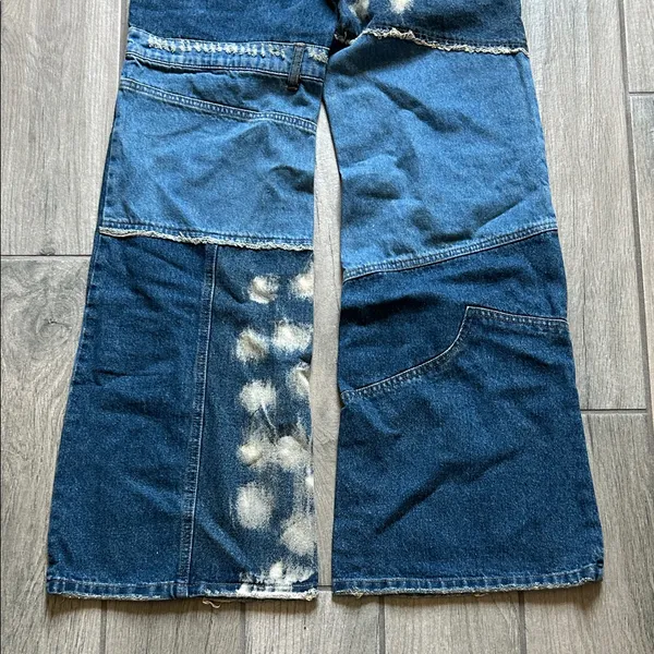 Jaded London Distressed Patchwork Jeans - Image 10