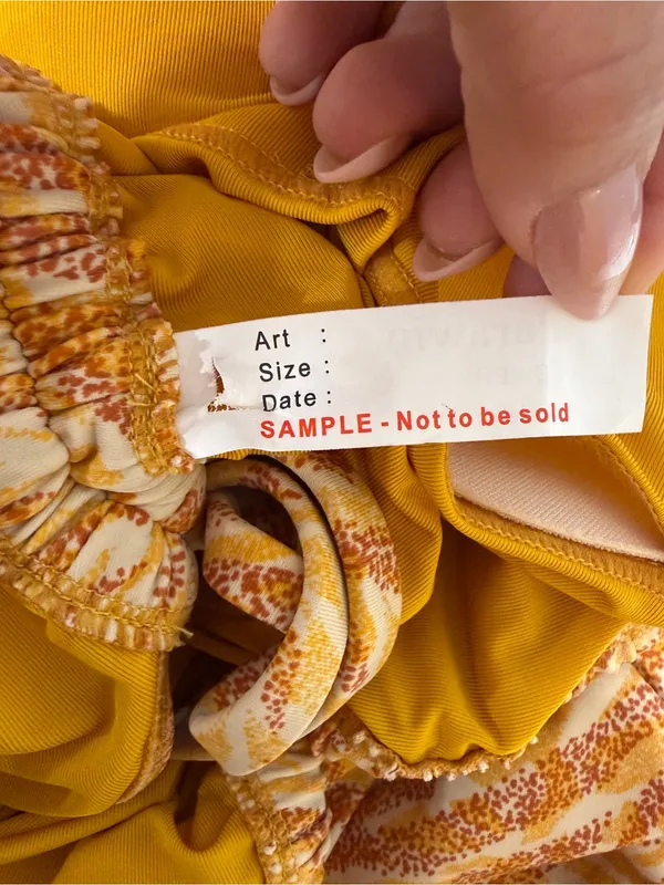 Aerie Tiger Stripe One Piece Swimsuit Sample - Size Small - Image 3