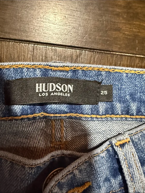 Hudson Jeans Light Blue Distressed Boyfriend Jeans - Image 3