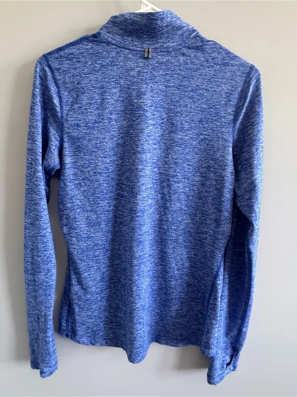 Nike Dri-FIT Running Half Zip Pullover Blue Space Dye Small‎ - Image 6