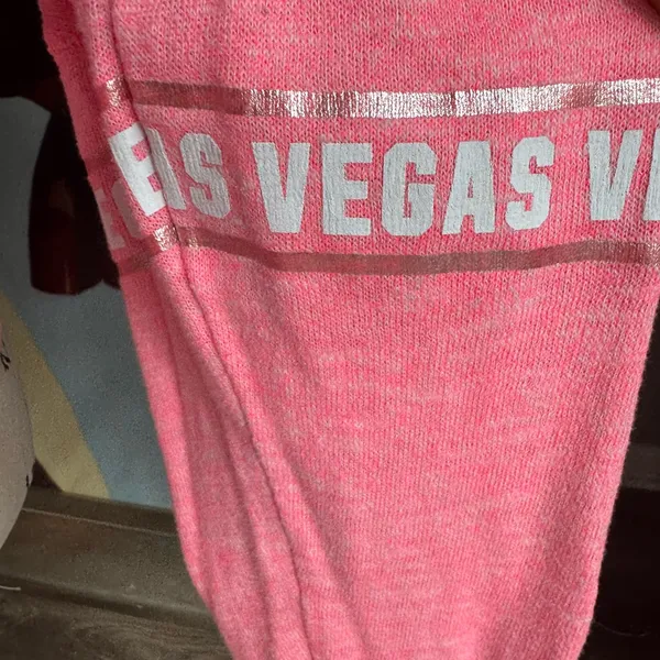 Victoria’s Secret Pink Las Vegas RARE oversized lightweight hoodie small - Image 4