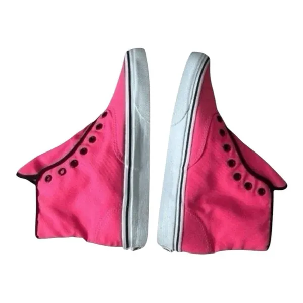 Vans Off The Wall Hot Pink High Top Skateboard Shoes Women Size 6.5 Men Size 5 - Image 5