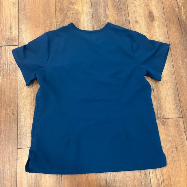 Figs Limited Edition Sz L Deep Reef Blue Technical Collection Scrub Top 1000211 - Image 3