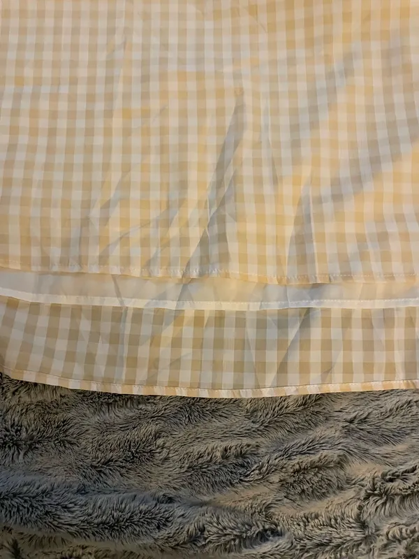 GINGHAM yellow summer corset laced midi dress with pockets - Image 7