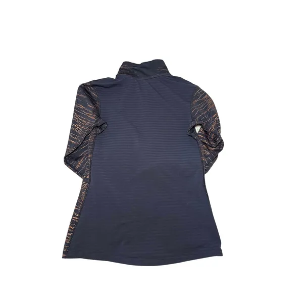 Nike Pro HyperWarm Victory Half Zip Large Copper Dark Charcoal Long Sleeve Run - Image 4